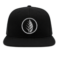 Black Flat Bill Visor Hat