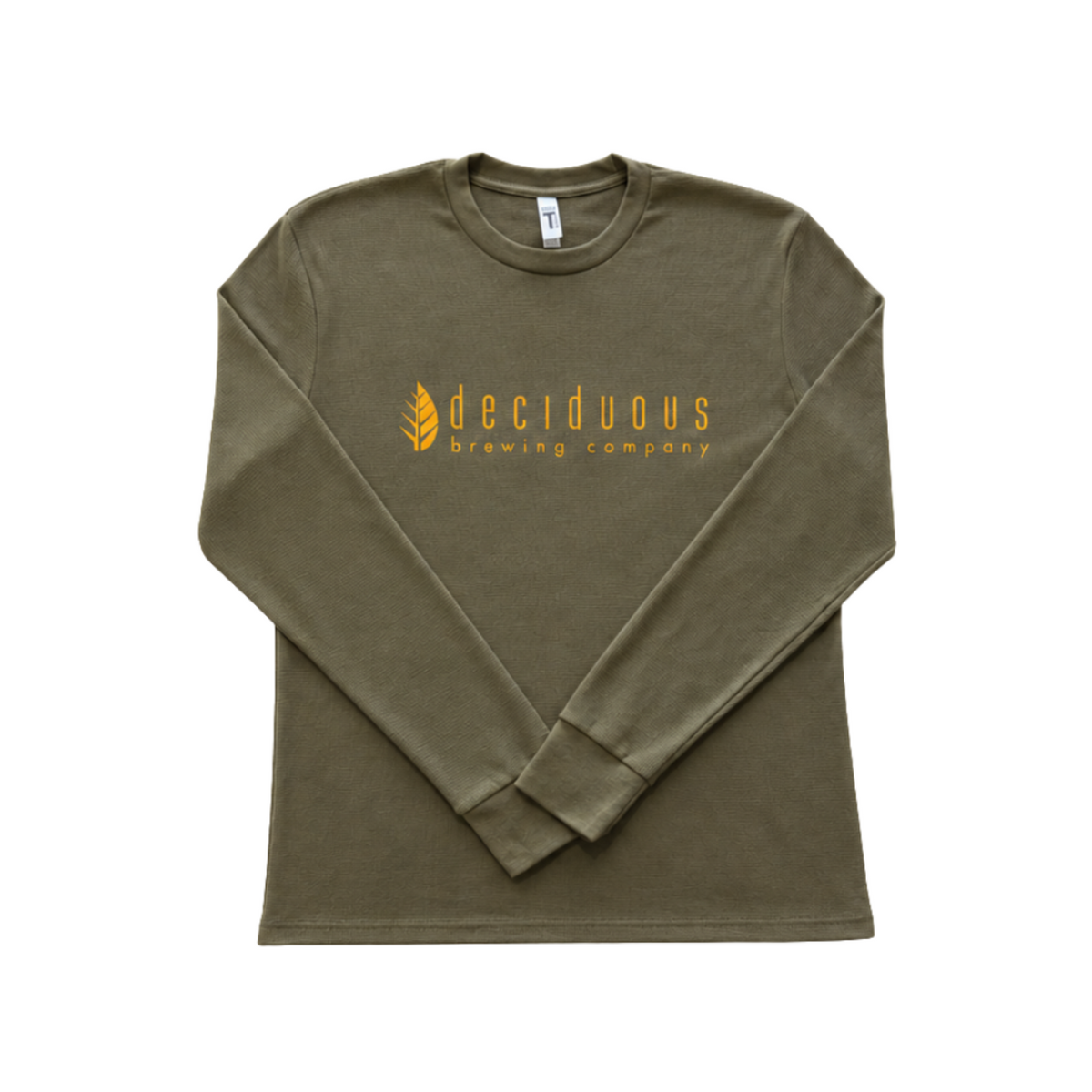 Military Green Long Sleeve Thermal Shirt