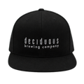 Black Flat Bill Visor Hat • Embroidered Name