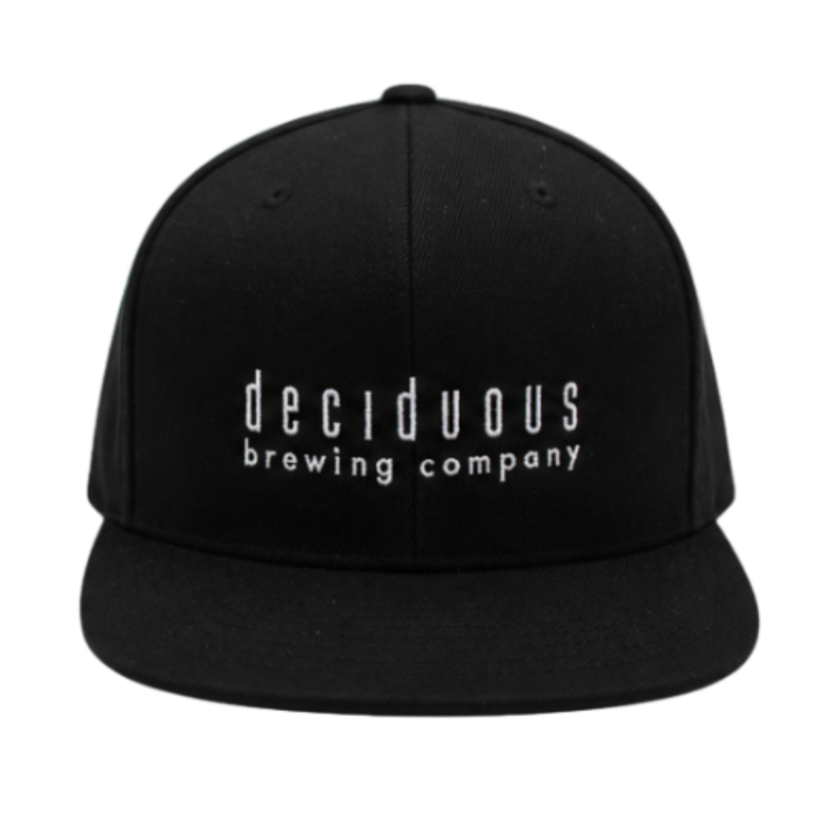 Black Flat Bill Visor Hat • Embroidered Name